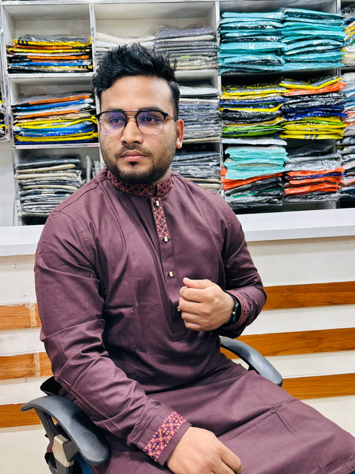 সুতি কটন ফেব্রিক পাঞ্জাবি – আরামদায়ক ও স্টাইলিশ